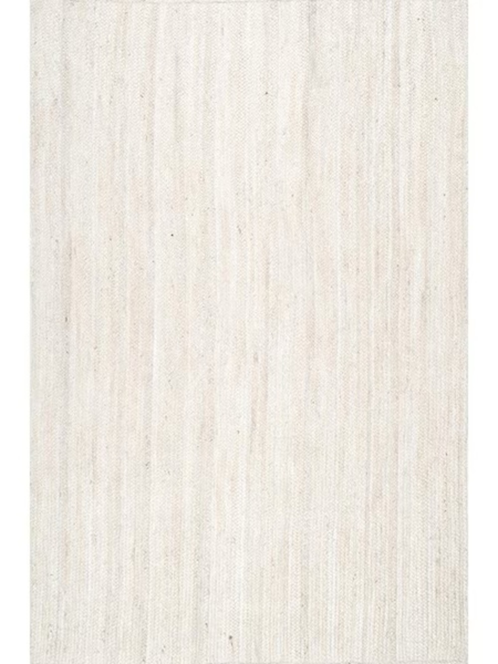 Neutral Handwoven Area Rug - Ivory - Picture 7 of 7